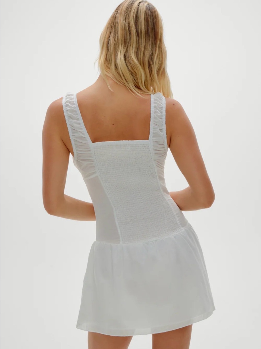 Frankie’s Bikinis Christa Mini Dress - White Size L - Picture 5 of 11
